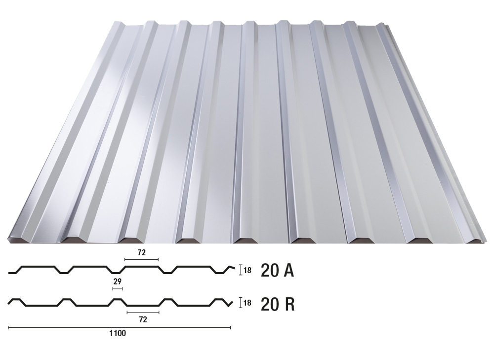 Trapezoidal profile 20