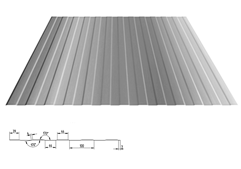 Cladding profile H2