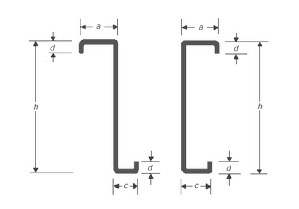 Steel purlins